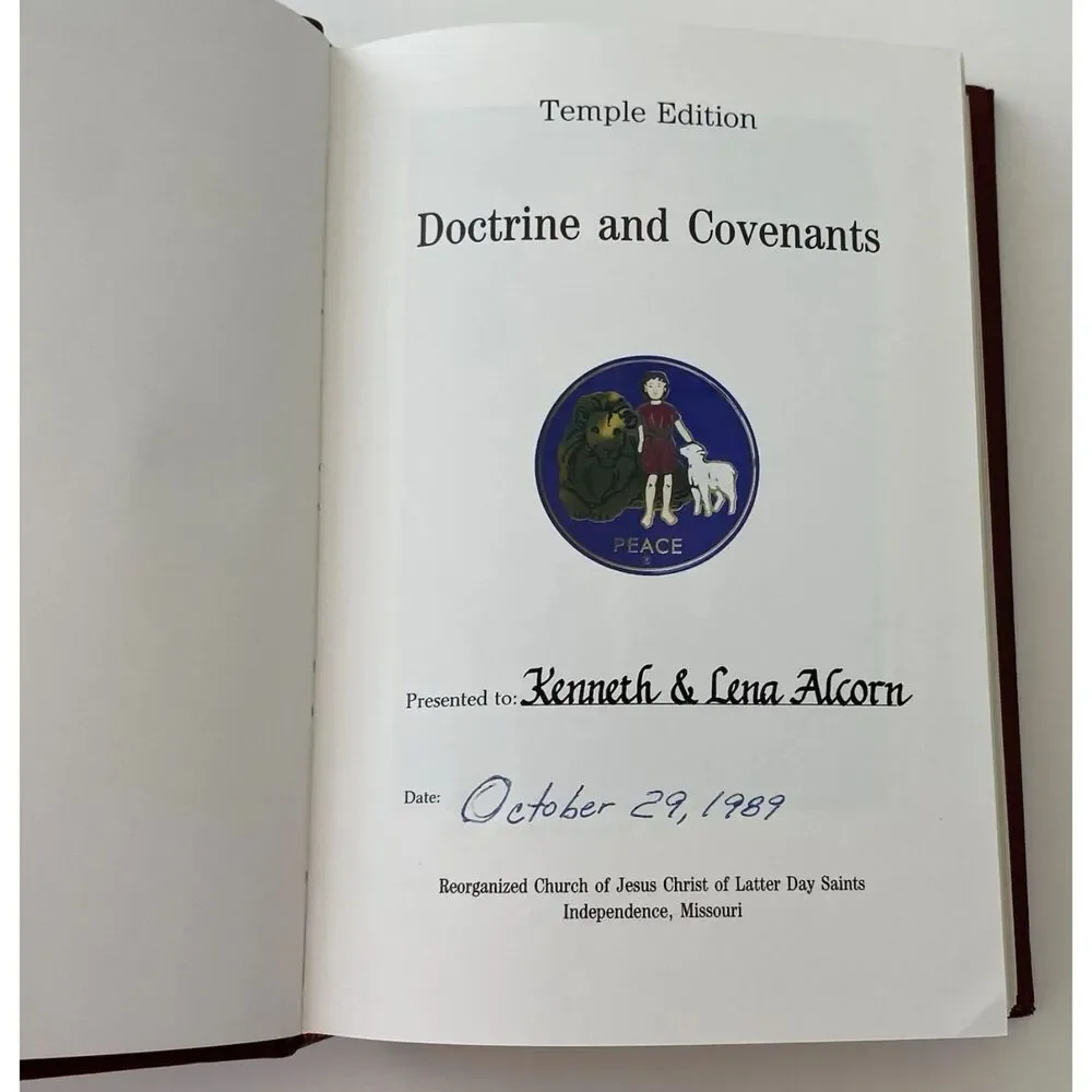 Doctrine and Covenants -  Herald Temple Edition 1978-With Box